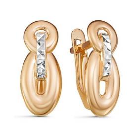 Золотые серьги КЮЗ Del'ta D221781 D221781 фото