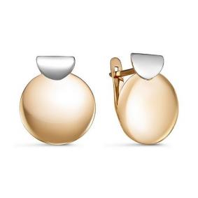 Золотые серьги КЮЗ Del'ta D221812 D221812 фото