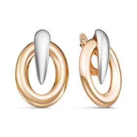 Золотые серьги КЮЗ Del'ta D221931 D221931 фото