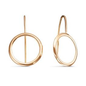 Золотые серьги КЮЗ Del'ta D221947 D221947 фото