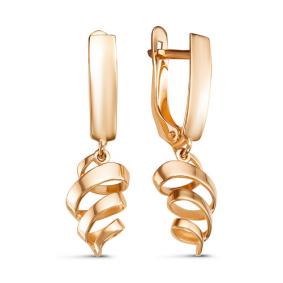 Золотые серьги КЮЗ Del'ta D221961 D221961 фото