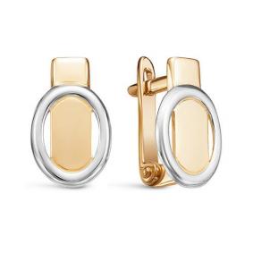 Золотые серьги КЮЗ Del'ta D222116 D222116 фото