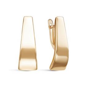 Золотые серьги КЮЗ Del'ta D222129 D222129 фото