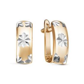 Золотые серьги КЮЗ Del'ta D222180 D222180 фото