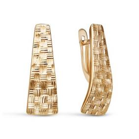 Золотые серьги КЮЗ Del'ta D222184 D222184 фото