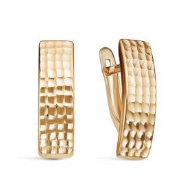 Золотые серьги КЮЗ Del'ta D222192 D222192 фото