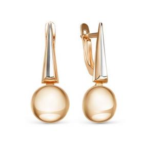 Золотые серьги КЮЗ Del'ta D222217 D222217 фото