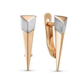 Золотые серьги КЮЗ Del'ta D222224 D222224 фото