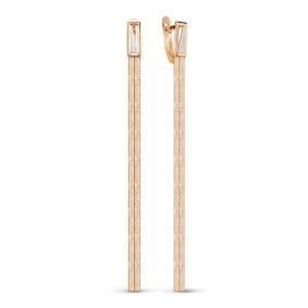 Золотые серьги КЮЗ Del'ta D222393 D222393 фото