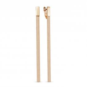 Золотые серьги КЮЗ Del'ta D222728 D222728 фото