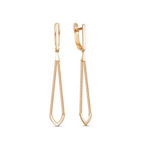 Золотые серьги КЮЗ Del'ta D222739 D222739 фото