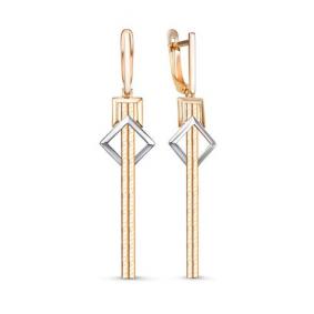 Золотые серьги КЮЗ Del'ta D222741 D222741 фото