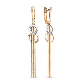 Золотые серьги КЮЗ Del'ta D222746 D222746 фото