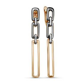 Золотые серьги КЮЗ Del'ta D222900 D222900 фото