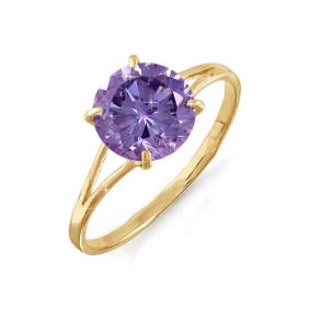 Золотое кольцо КЮЗ Del'ta D310103 с аметистом D310103 фото