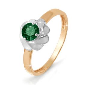 Золотое кольцо КЮЗ Del'ta D311032 с кварцем D311032 фото