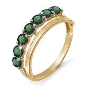 Золотое кольцо КЮЗ Del'ta D311080 с кварцем D311080 фото