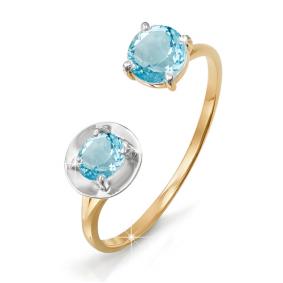 Золотое кольцо КЮЗ Del'ta D311172 с топазом D311172 фото