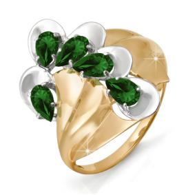 Золотое кольцо КЮЗ Del'ta D311261 с кварцем D311261 фото