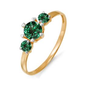 Золотое кольцо КЮЗ Del'ta D311505 с кварцем D311505 фото