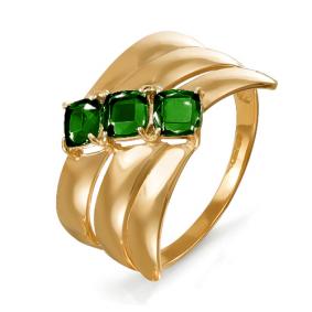 Золотое кольцо КЮЗ Del'ta D312019 с кварцем D312019 фото