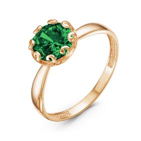 Золотое кольцо КЮЗ Del'ta D313972 с кварцем D313972 фото