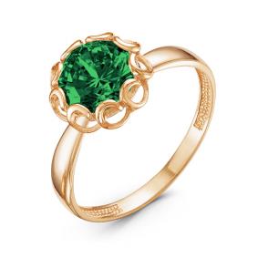 Золотое кольцо КЮЗ Del'ta D313978 с кварцем D313978 фото