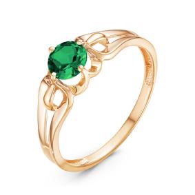 Золотое кольцо КЮЗ Del'ta D314156 с кварцем D314156 фото