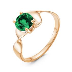 Золотое кольцо КЮЗ Del'ta D314198 с кварцем D314198 фото