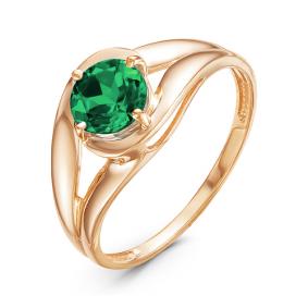 Золотое кольцо КЮЗ Del'ta D314204 с кварцем D314204 фото