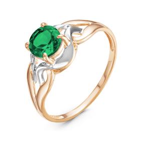 Золотое кольцо КЮЗ Del'ta D314216 с кварцем D314216 фото