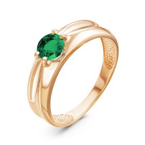 Золотое кольцо КЮЗ Del'ta D314252 с кварцем D314252 фото