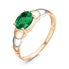 Золотое кольцо КЮЗ Del'ta D314258 с кварцем D314258 фото