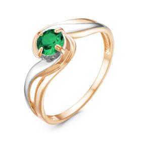 Золотое кольцо КЮЗ Del'ta D314270 с кварцем D314270 фото