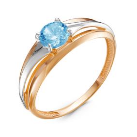 Золотое кольцо КЮЗ Del'ta D314391 с топазом D314391 фото
