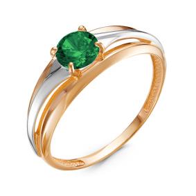 Золотое кольцо КЮЗ Del'ta D314395 с кварцем D314395 фото