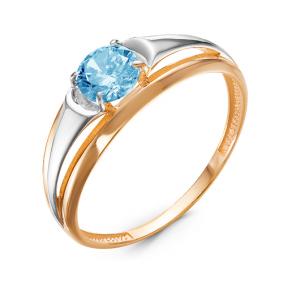 Золотое кольцо КЮЗ Del'ta D314431 с топазом D314431 фото
