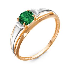 Золотое кольцо КЮЗ Del'ta D314435 с кварцем D314435 фото