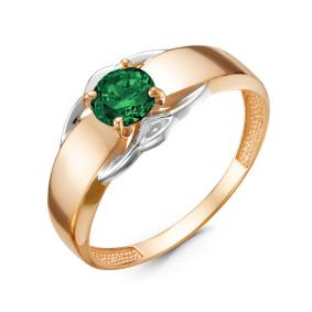 Золотое кольцо КЮЗ Del'ta D314451 с кварцем D314451 фото