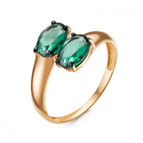 Золотое кольцо КЮЗ Del'ta D314813 с кварцем D314813 фото