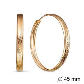 Золотые серьги КЮЗ Del'ta D520099-45 D520099-45 фото