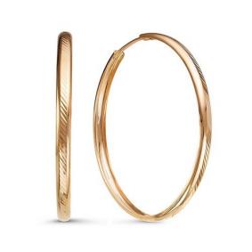 Золотые серьги КЮЗ Del'ta D520100-40 D520100-40 фото