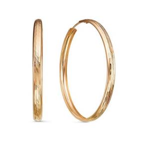 Золотые серьги КЮЗ Del'ta D520103-50 D520103-50 фото