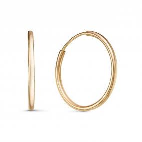 Золотые серьги КЮЗ Del'ta D520104-15 D520104-15 фото