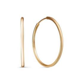 Золотые серьги КЮЗ Del'ta D520104-22 D520104-22 фото