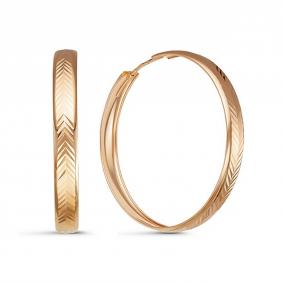 Золотые серьги КЮЗ Del'ta D520109-40 D520109-40 фото