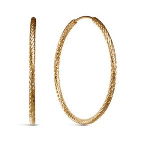 Золотые серьги КЮЗ Del'ta D520115-45 D520115-45 фото