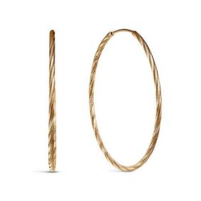 Золотые серьги КЮЗ Del'ta D520118-25 D520118-25 фото