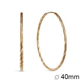 Золотые серьги КЮЗ Del'ta D520118-40 D520118-40 фото