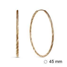 Золотые серьги КЮЗ Del'ta D520118-45 D520118-45 фото